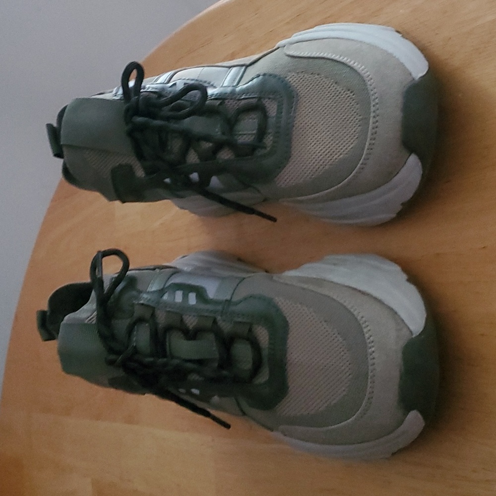 H&M Green Platform Sneakers